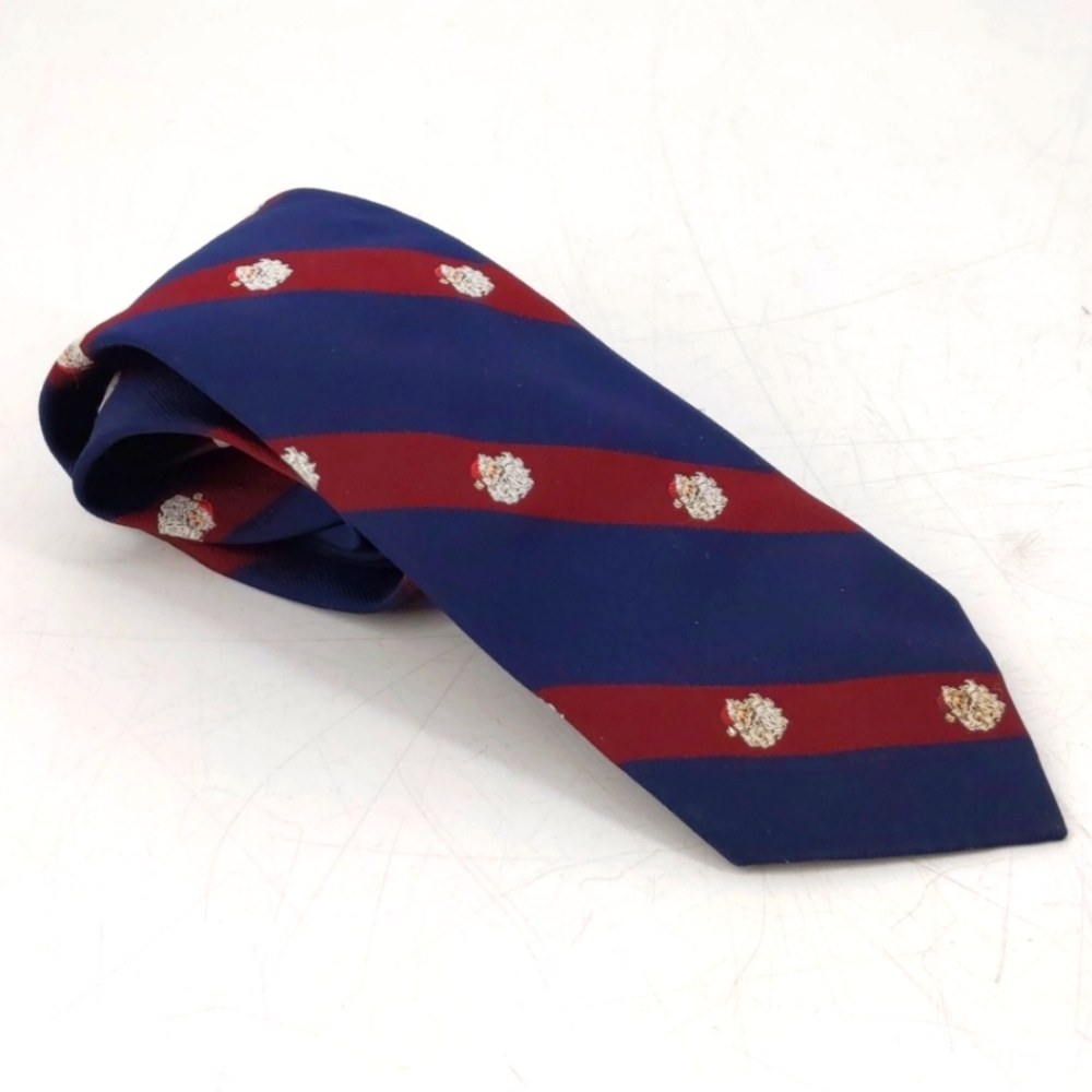Vintage Barry Korman Santa Claus Christmas Holiday Tie